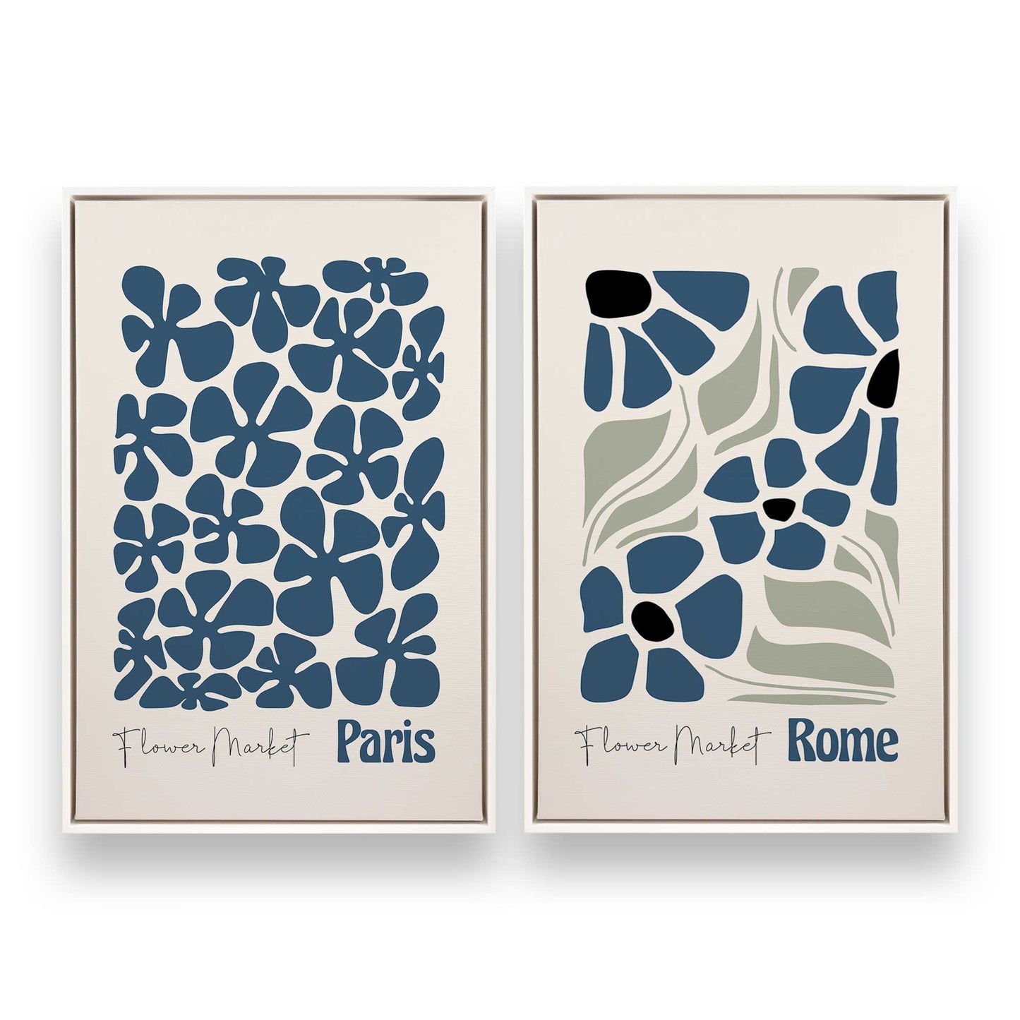 [Color:Opaque White], Picture of art in a White frame