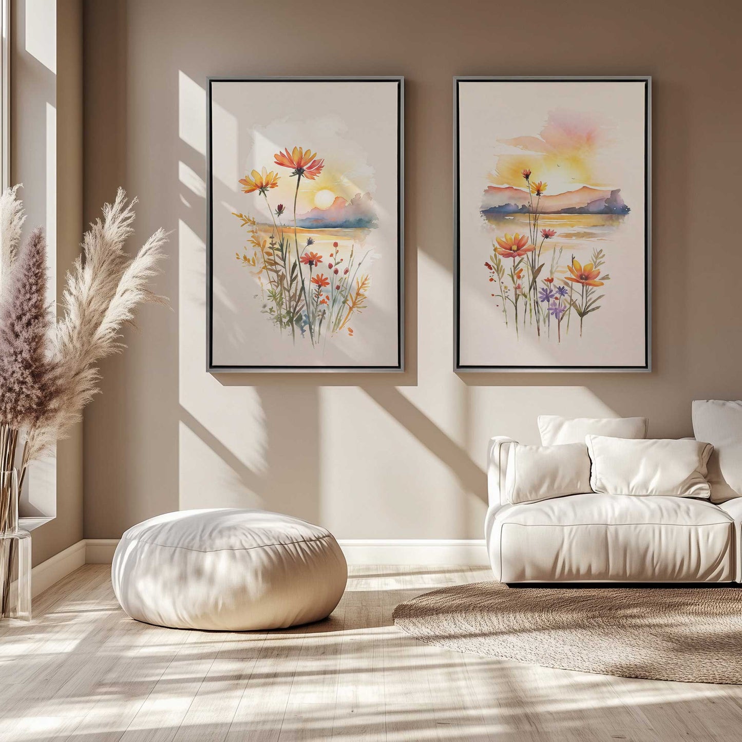 [Color:American Maple], Picture of art in a American Maple frame