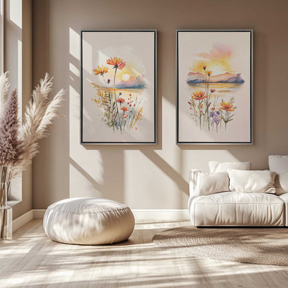 [Color:American Maple], Picture of art in a American Maple frame