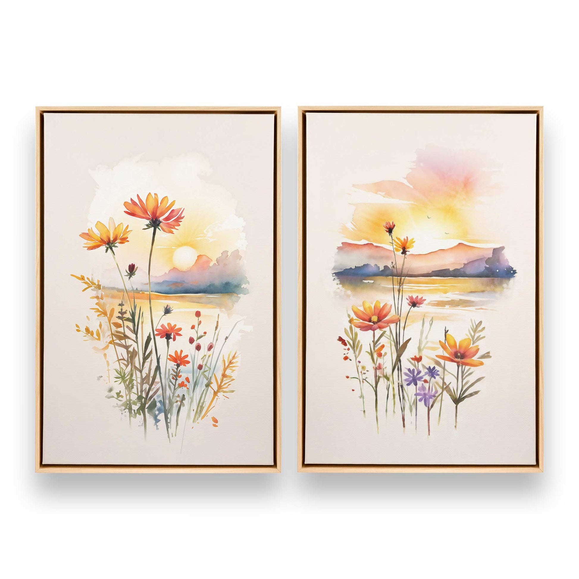 [Color:American Maple], Picture of art in a American Maple frame