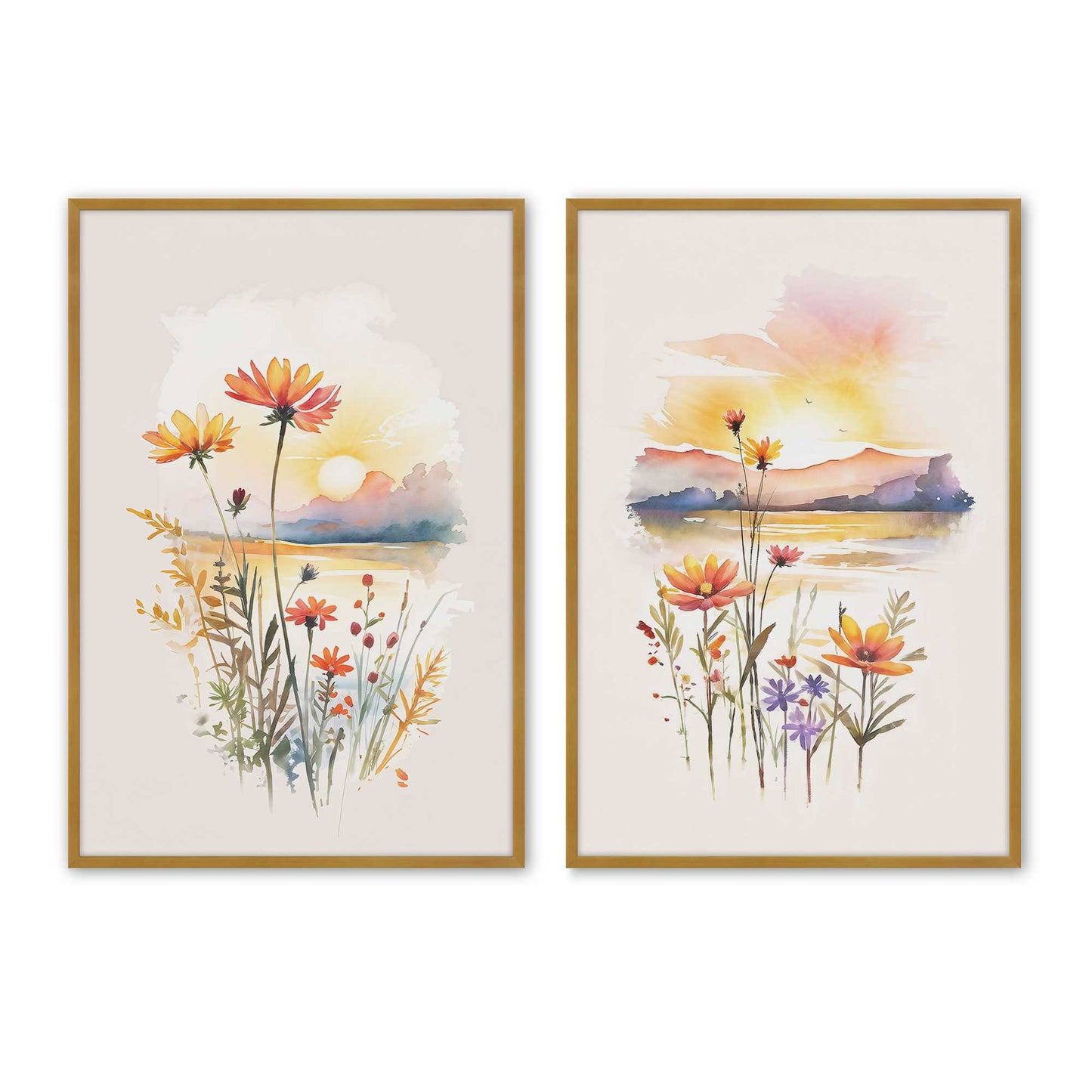 [Color:Polished Gold], Picture of art in a Polished Gold frame