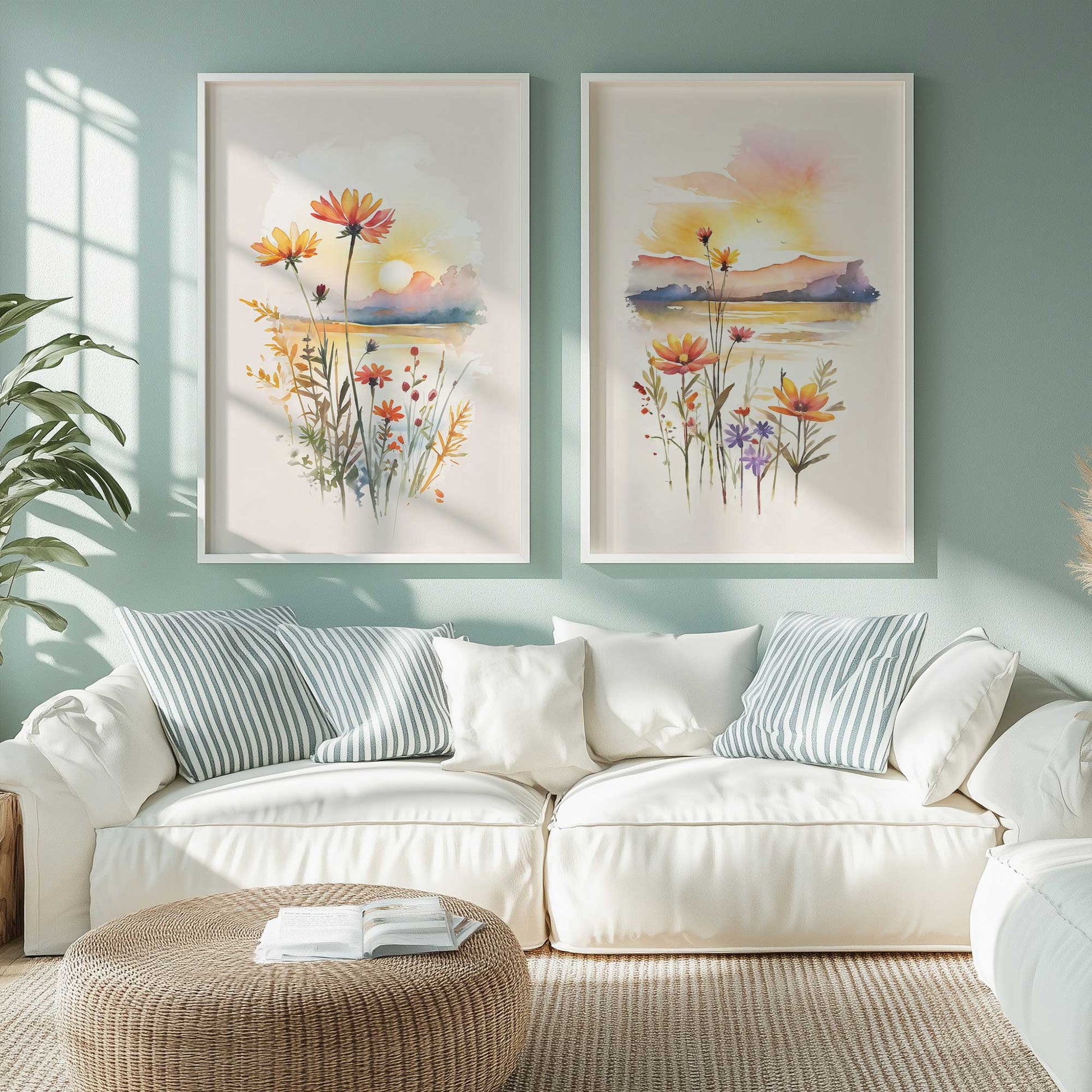 [Color:American Maple], Picture of art in a American Maple frame