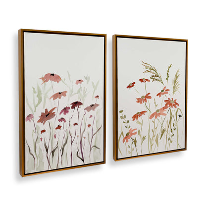 [Color:Polished Gold], Picture of art in a Polished Gold frame at an angle