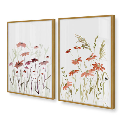 [Color:Polished Gold], Picture of art in a Polished Gold frame at an angle