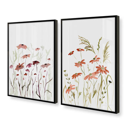 [Color:Satin Black], Picture of art in a Satin Black frame at an angle
