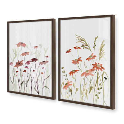 [Color:Belvinder Brown], Picture of art in a Belvinder Brown frame at an angle