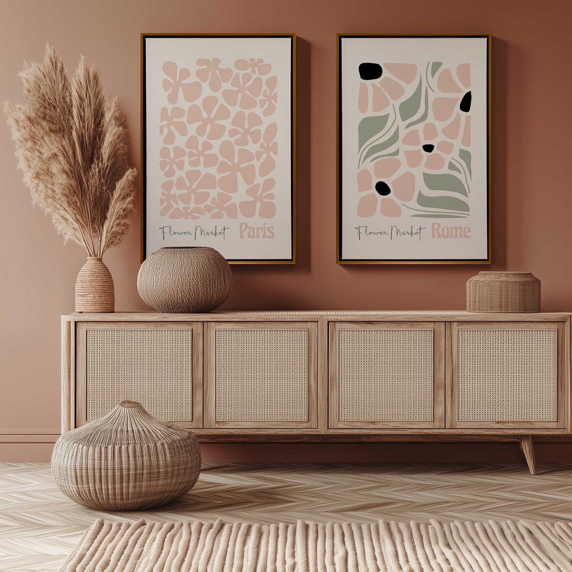 [Color:American Maple], Picture of art in a American Maple frame
