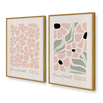 [Color:Polished Gold], Picture of art in a Polished Gold frame at an angle