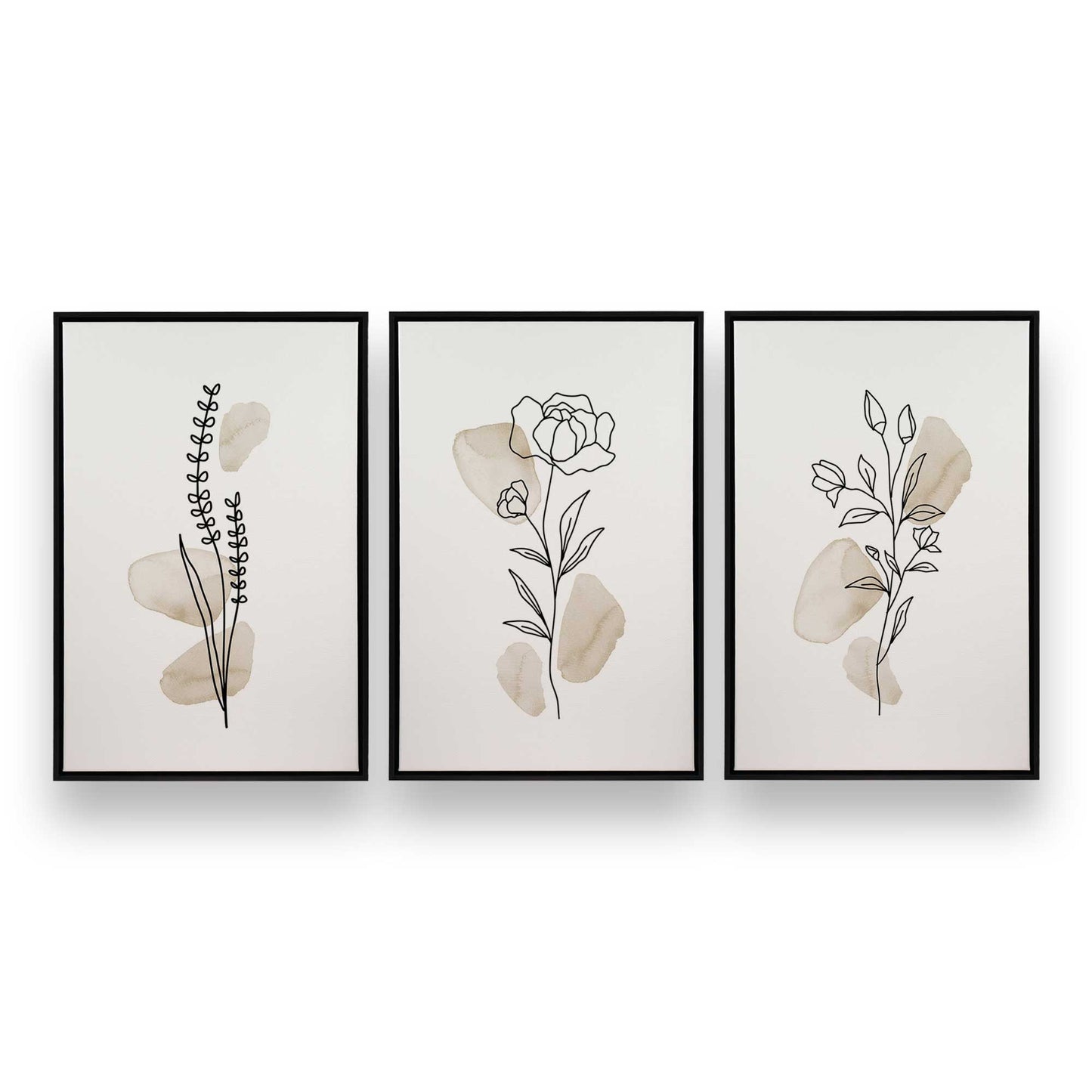 [Color:Satin Black], Picture of art in a Satin Black frame
