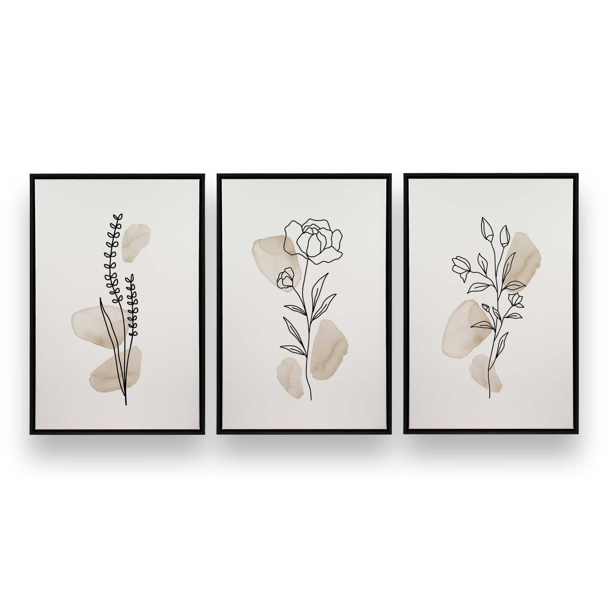 [Color:Satin Black], Picture of art in a Satin Black frame
