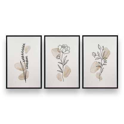 [Color:Satin Black], Picture of art in a Satin Black frame