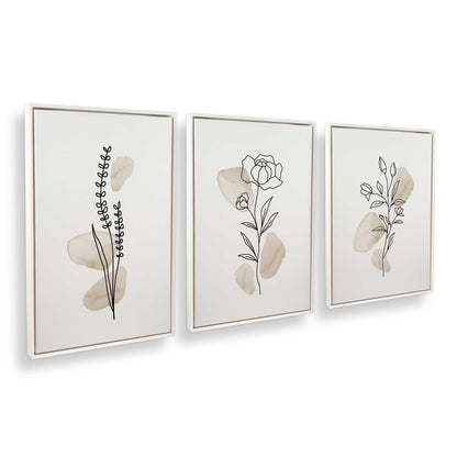 [Color:Opaque White], Picture of art in a White frame at an angle