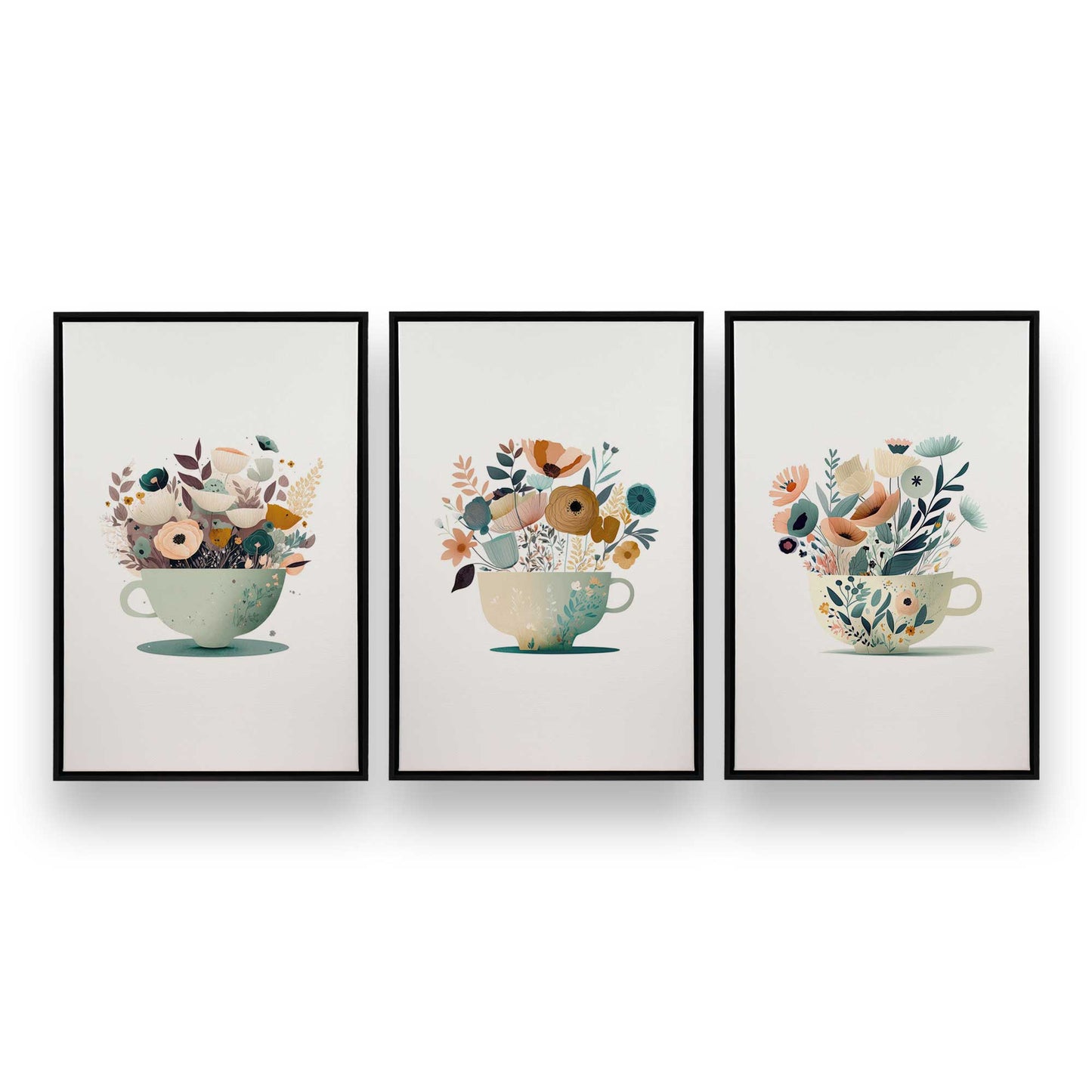 [Color:Satin Black], Picture of art in a Satin Black frame