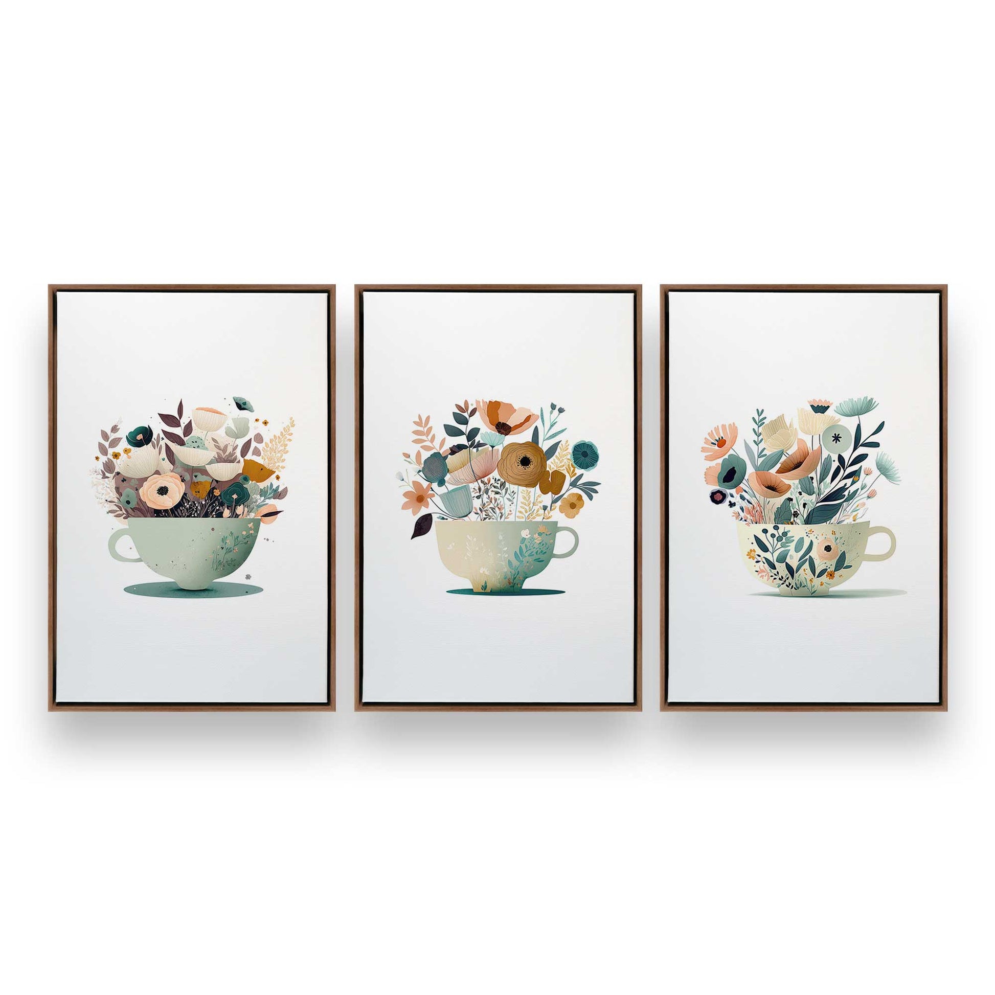 [Color:Walnut], Picture of art in a Walnut frame