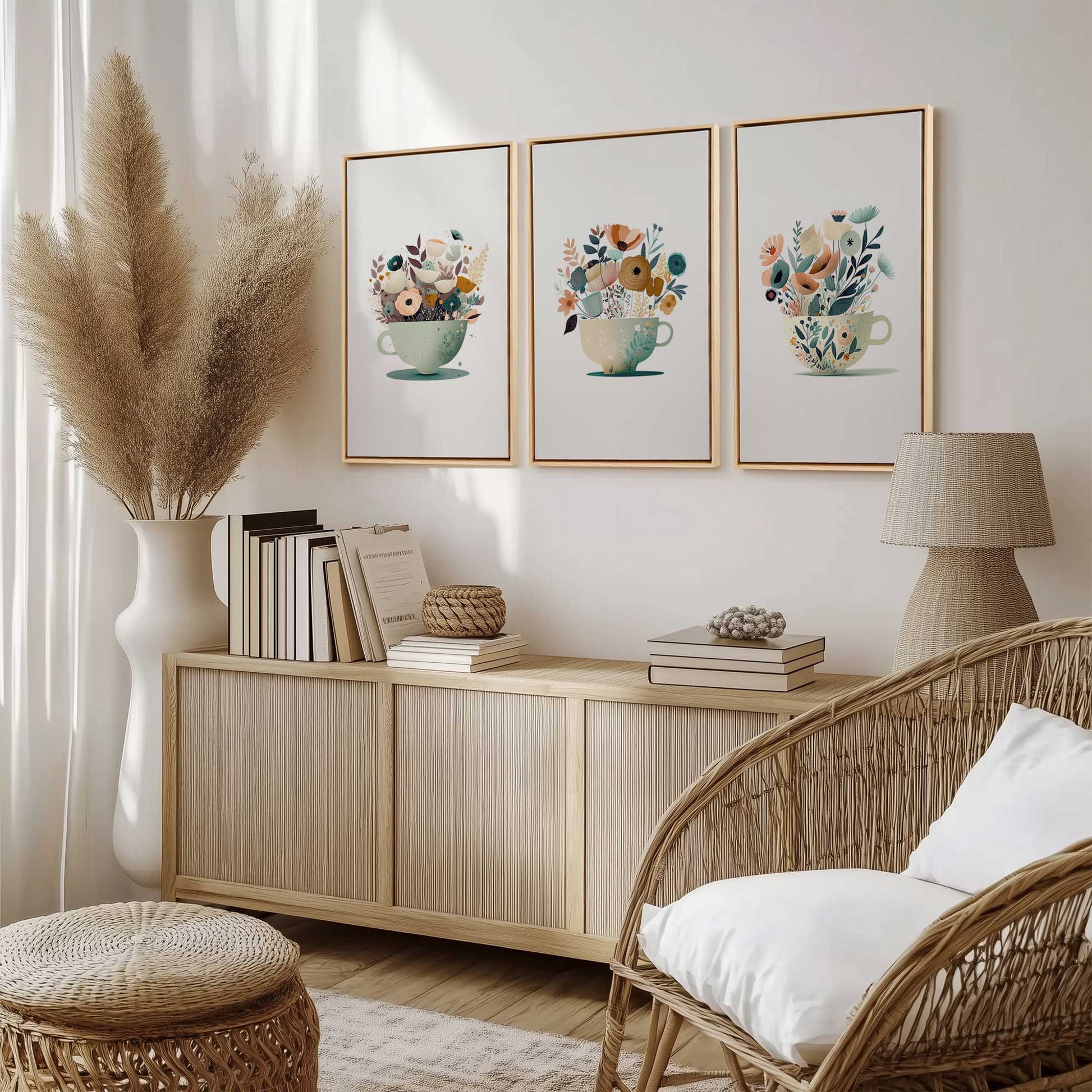 [Color:American Maple], Picture of art in an American Maple frame