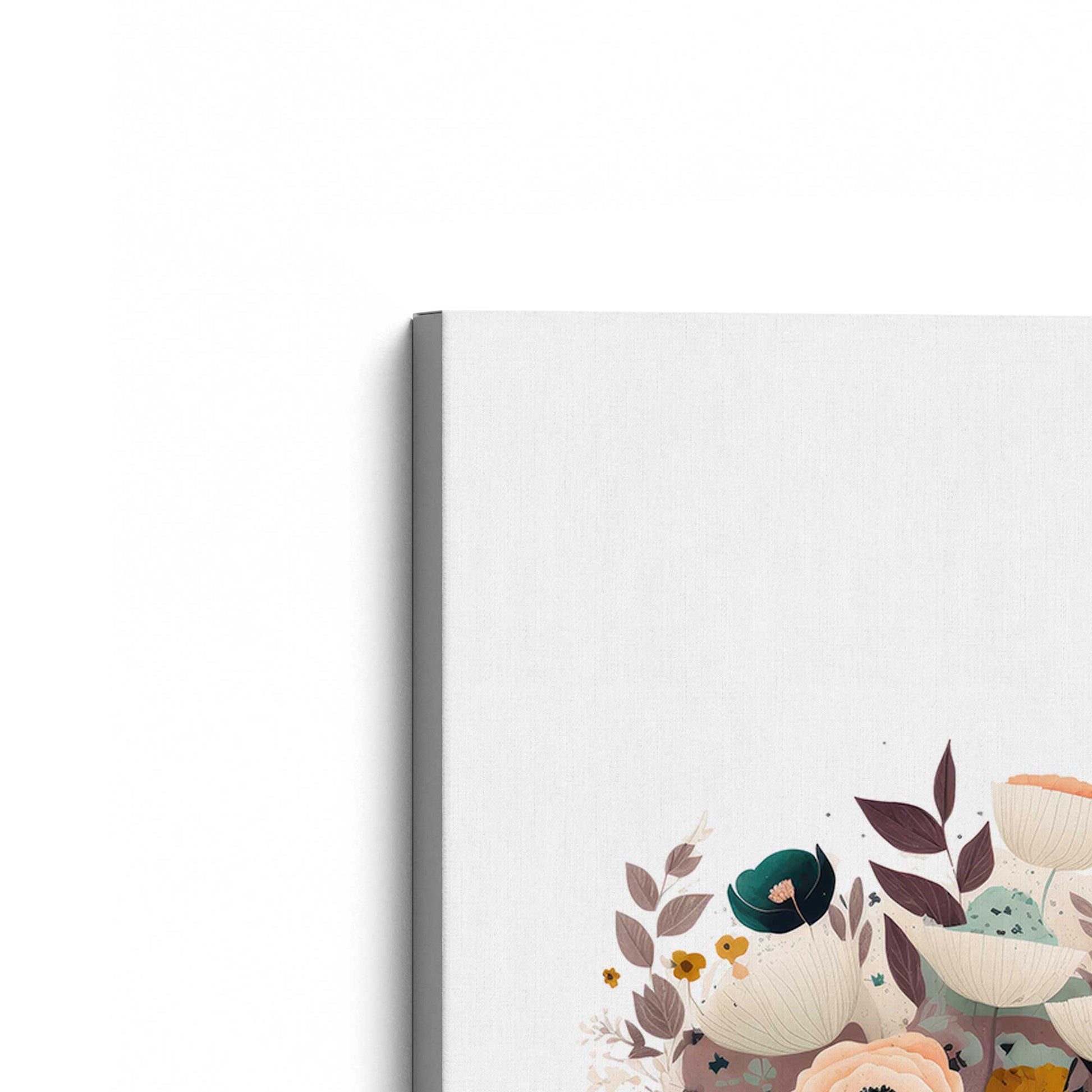 [Color:Stretched Canvas], Picture of the corner of the art