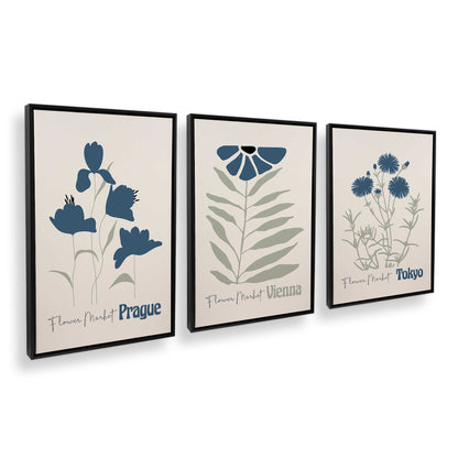 [Color:Satin Black], Picture of art in a Satin Black frame at an angle