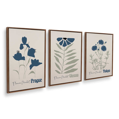 [Color:Walnut], Picture of art in a Walnut frame at an angle