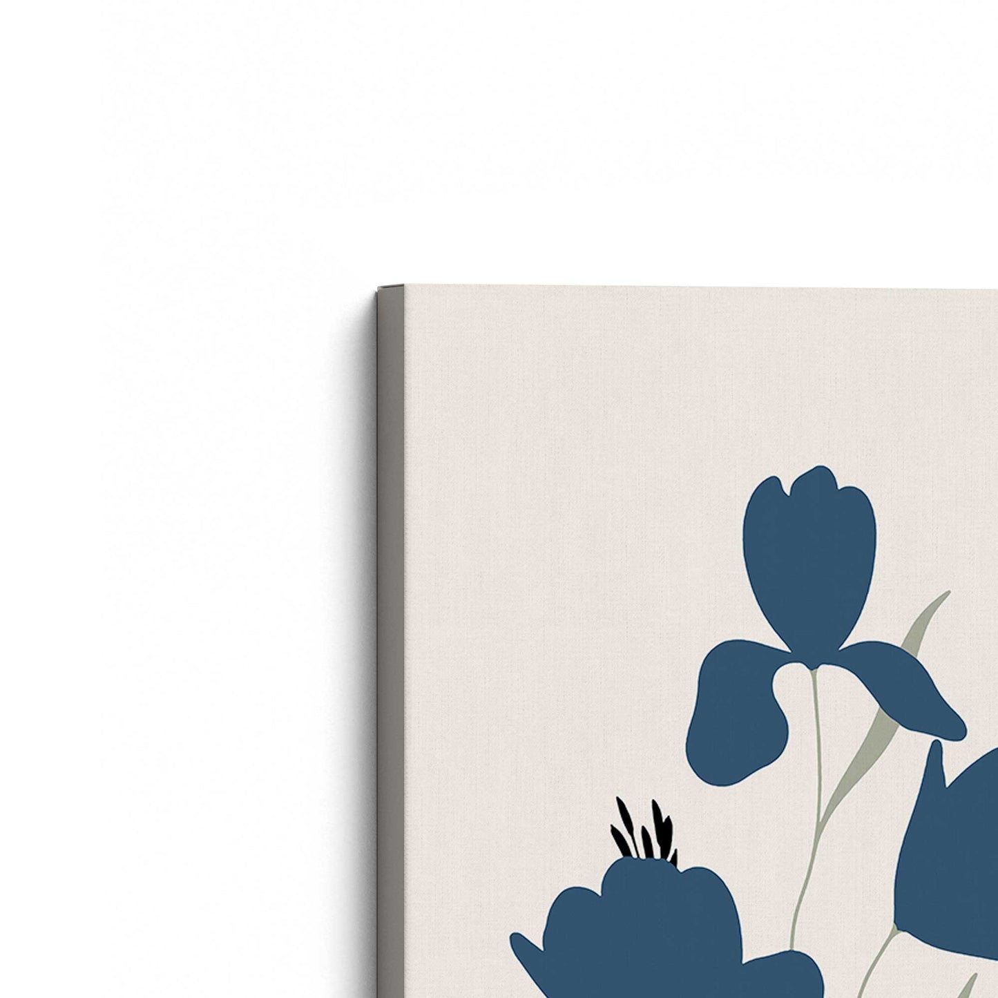 [Color:Stretched Canvas], Picture of the corner of the art