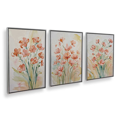 [Color:Polished Chrome], Picture of art in a Polished Chrome frame at an angle
