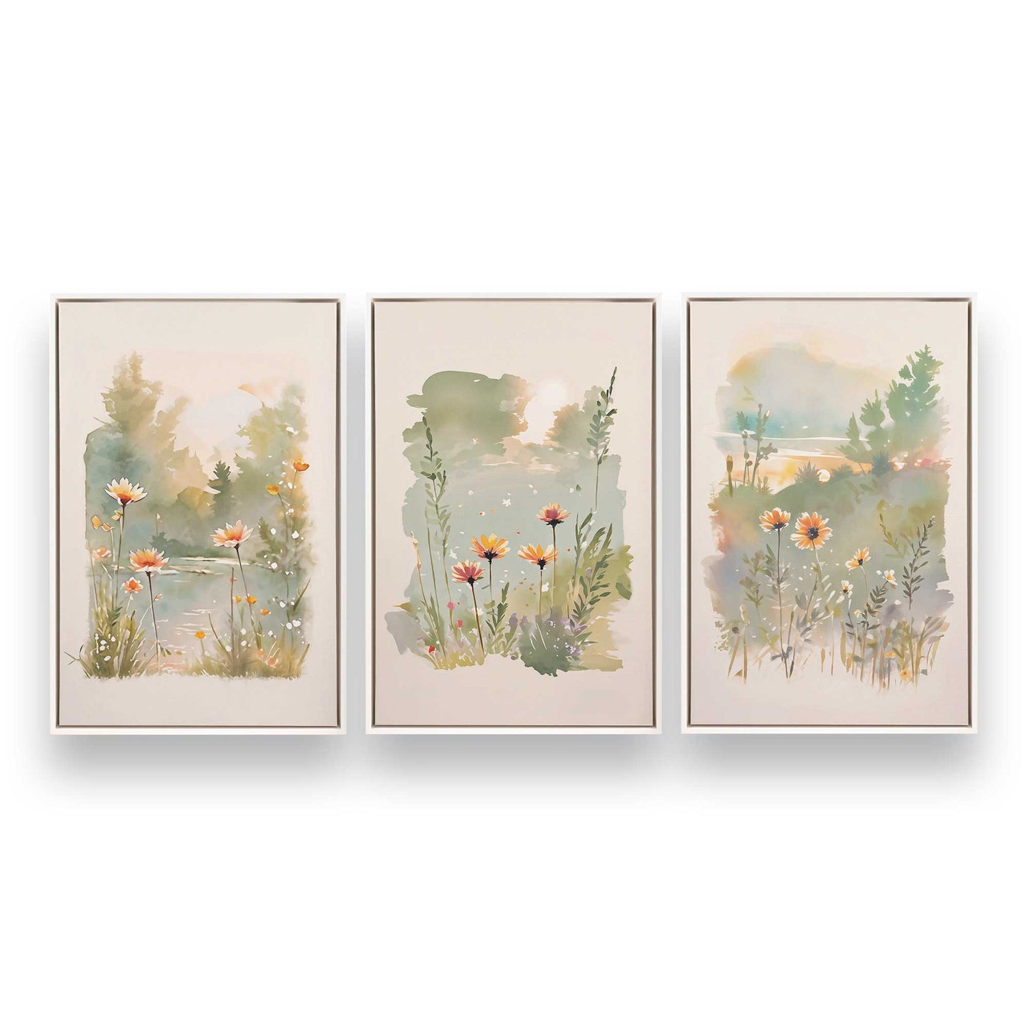 [Color:Opaque White], Picture of art in a White frame