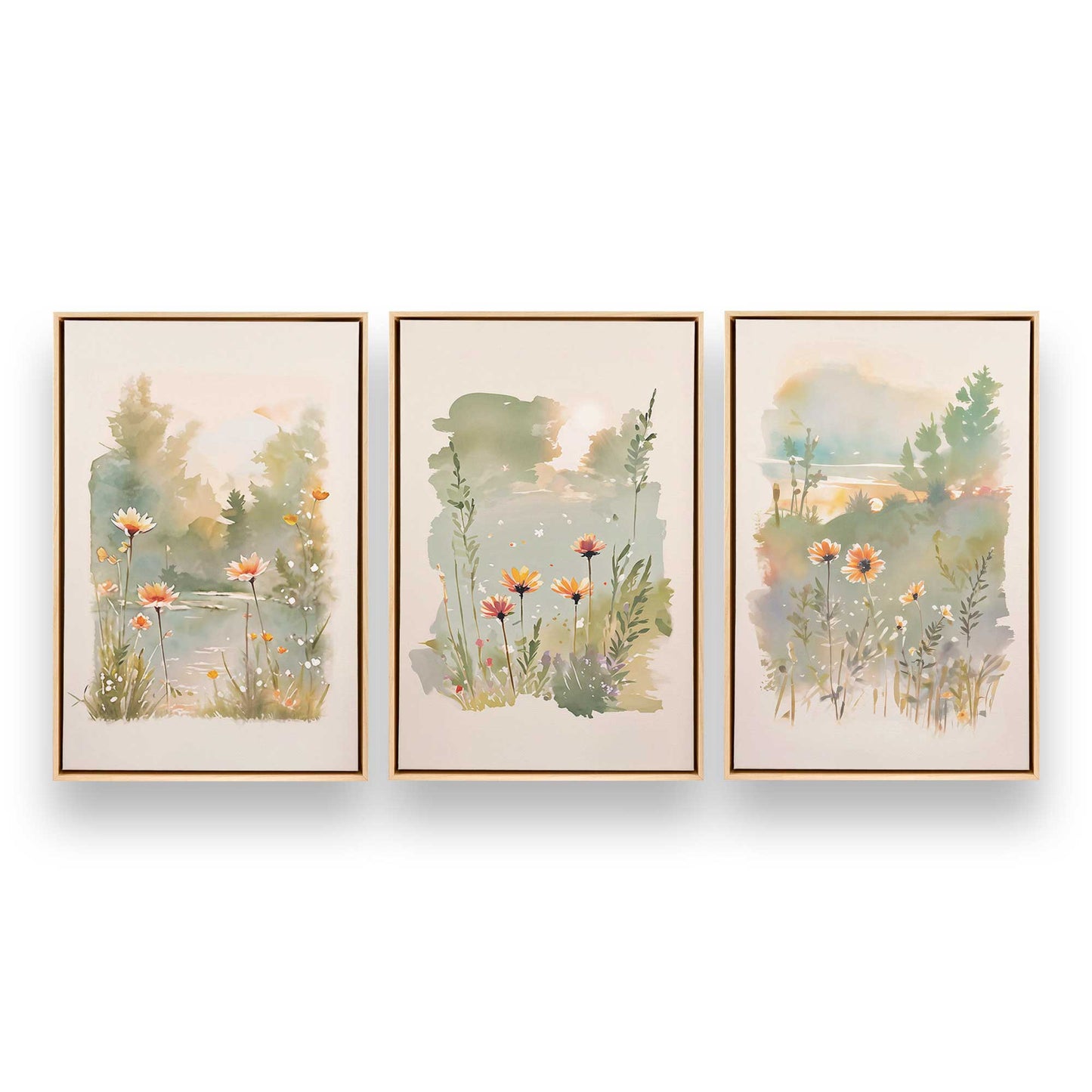 [Color:American Maple], Picture of art in a American Maple frame