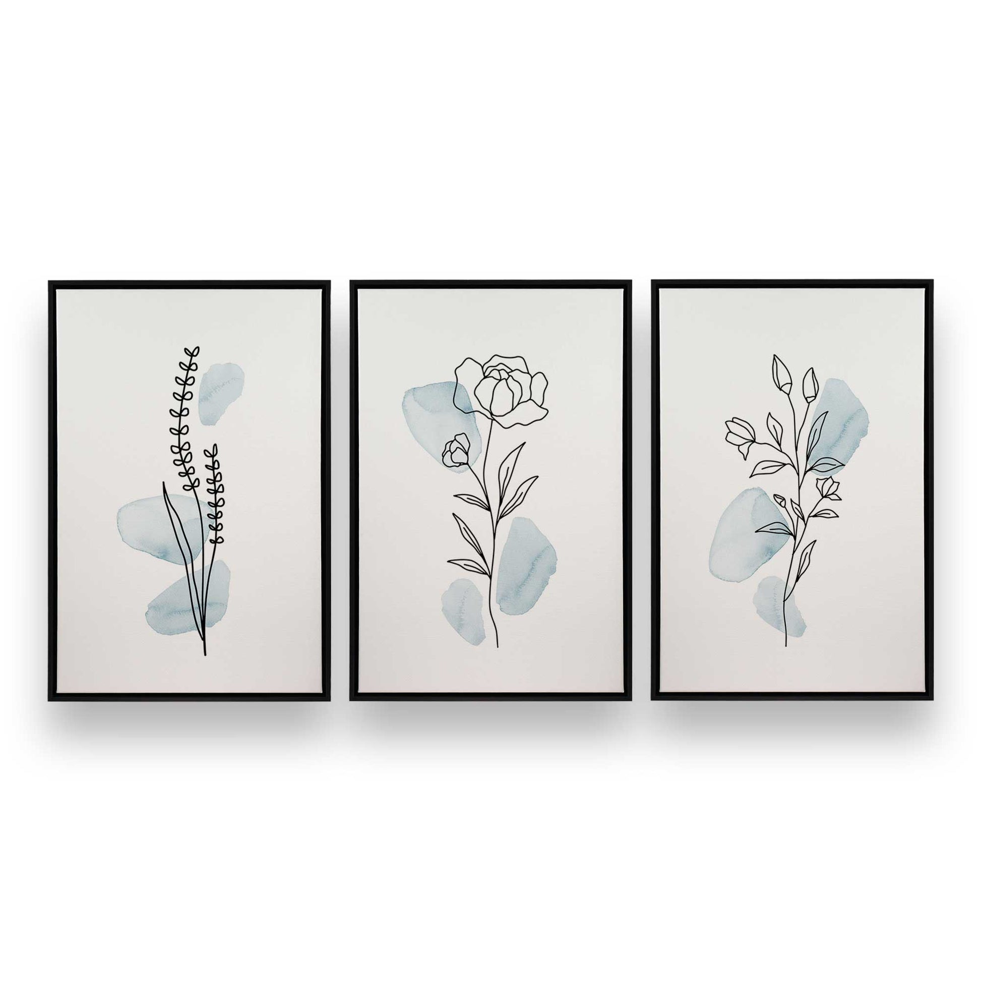 [Color:Satin Black], Picture of art in a Satin Black frame
