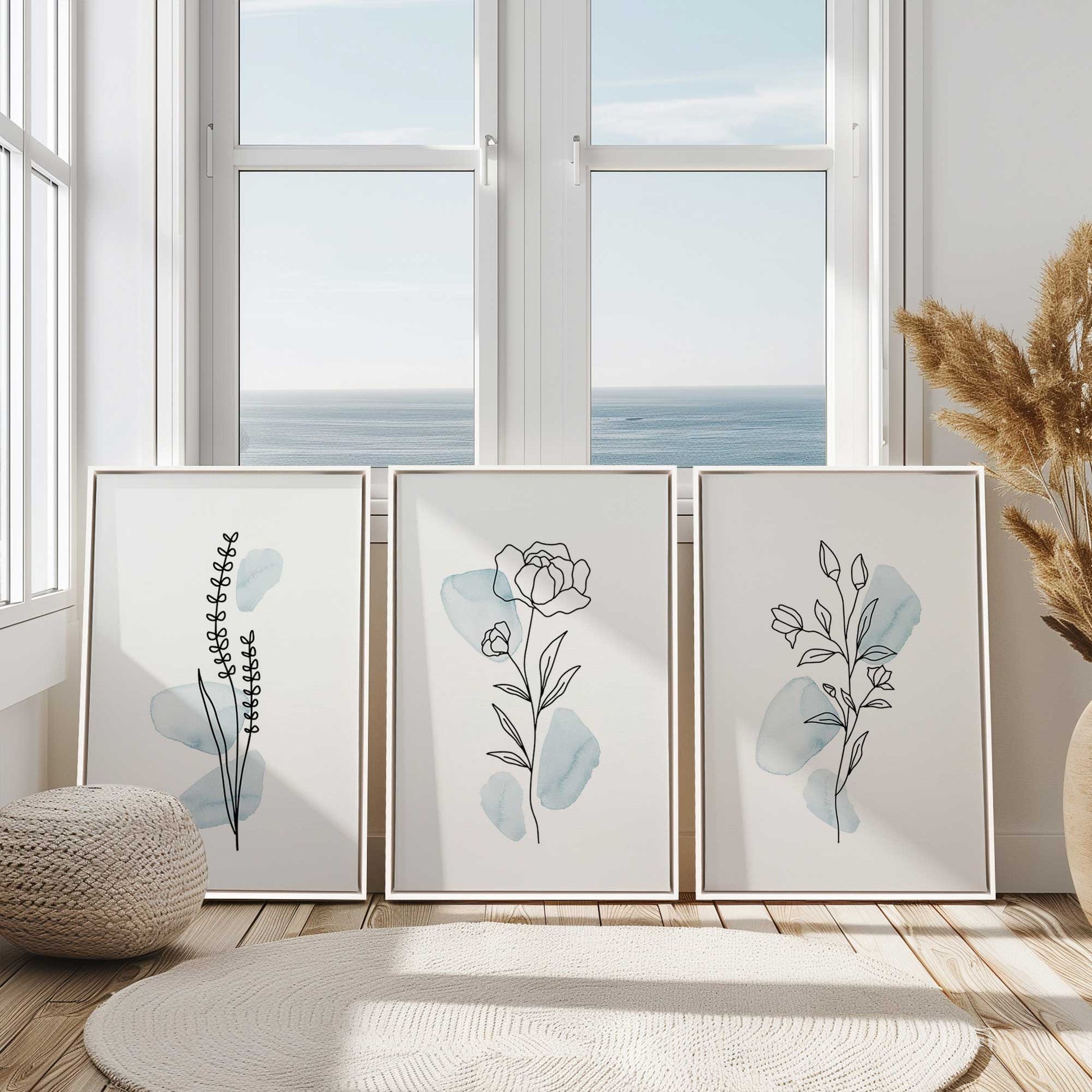 [Color:Satin Black], Picture of art in a Satin Black frame