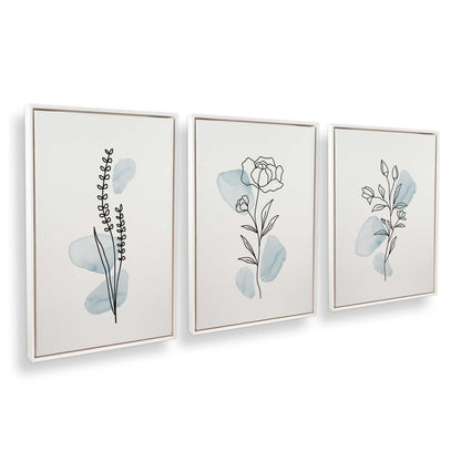 [Color:Opaque White], Picture of art in a White frame at an angle