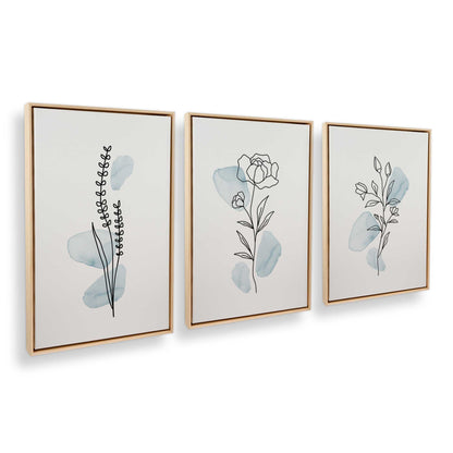 [Color:American Maple], Picture of art in an American Maple frame at an angle