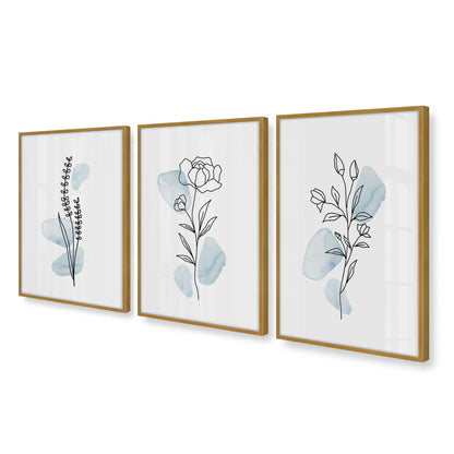 [Color:Polished Gold], Picture of art in a Polished Gold frame at an angle