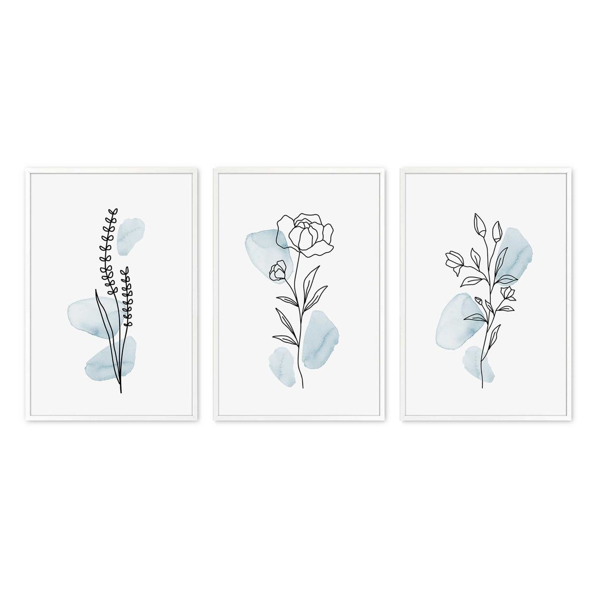 [Color:Opaque White], Picture of art in an Opaque White frame
