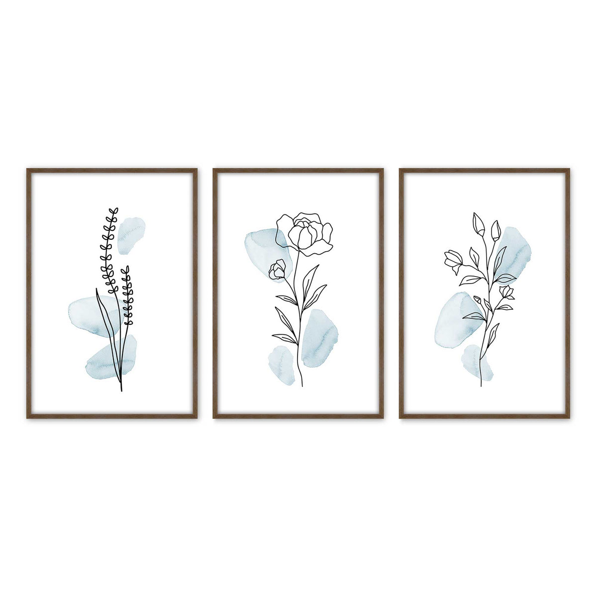 [Color:Walnut], Picture of art in a Walnut frame