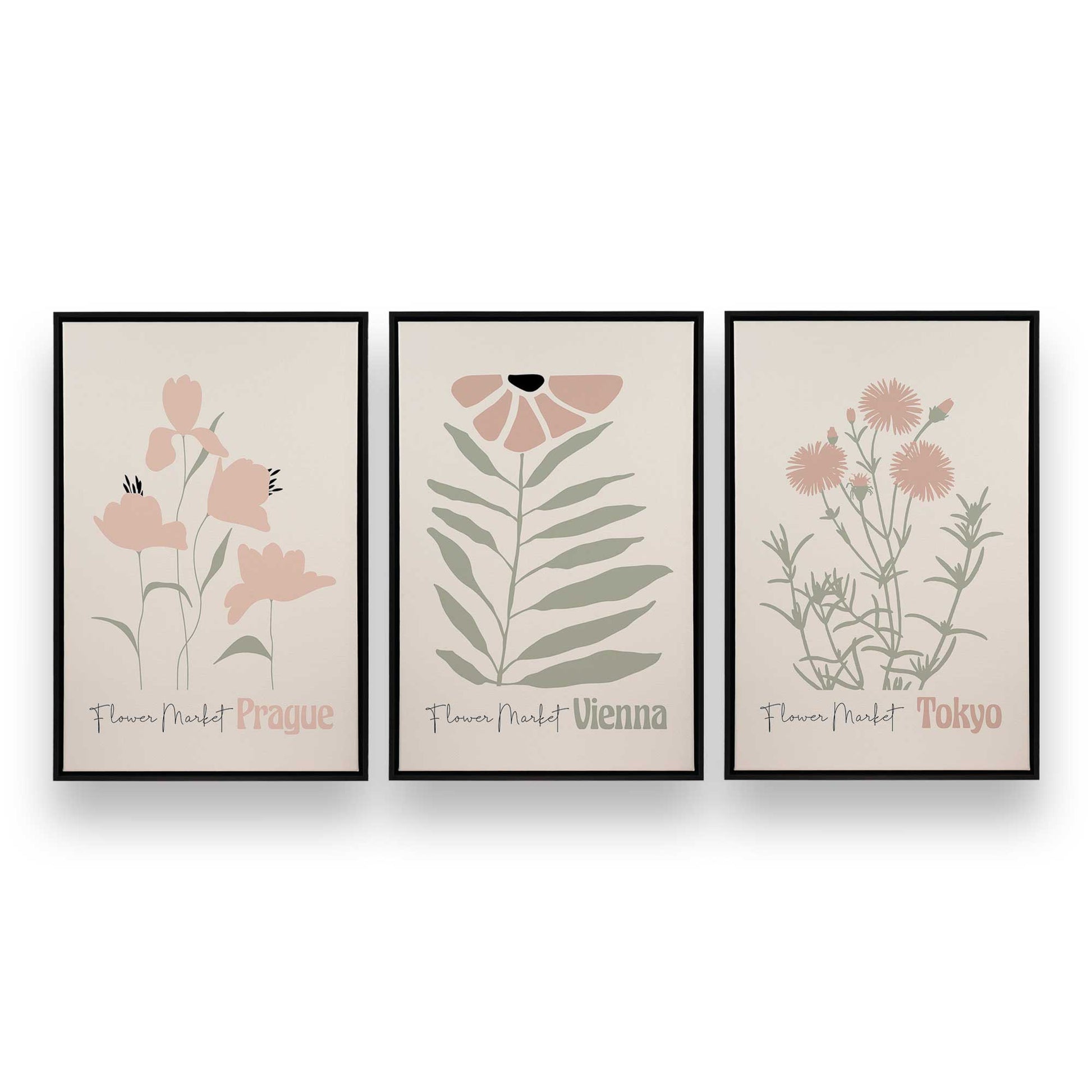 [Color:Satin Black], Picture of art in a Satin Black frame