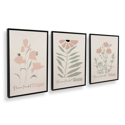 [Color:Satin Black], Picture of art in a Satin Black frame at an angle