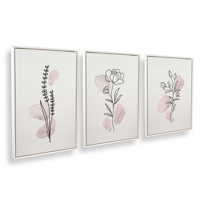 [Color:Opaque White], Picture of art in a White frame at an angle