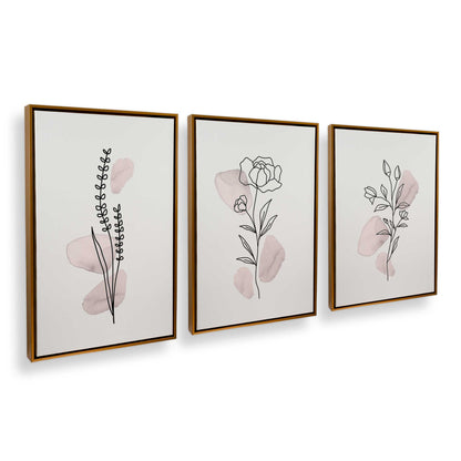 [Color:Polished Gold], Picture of art in a Polished Gold frame at an angle