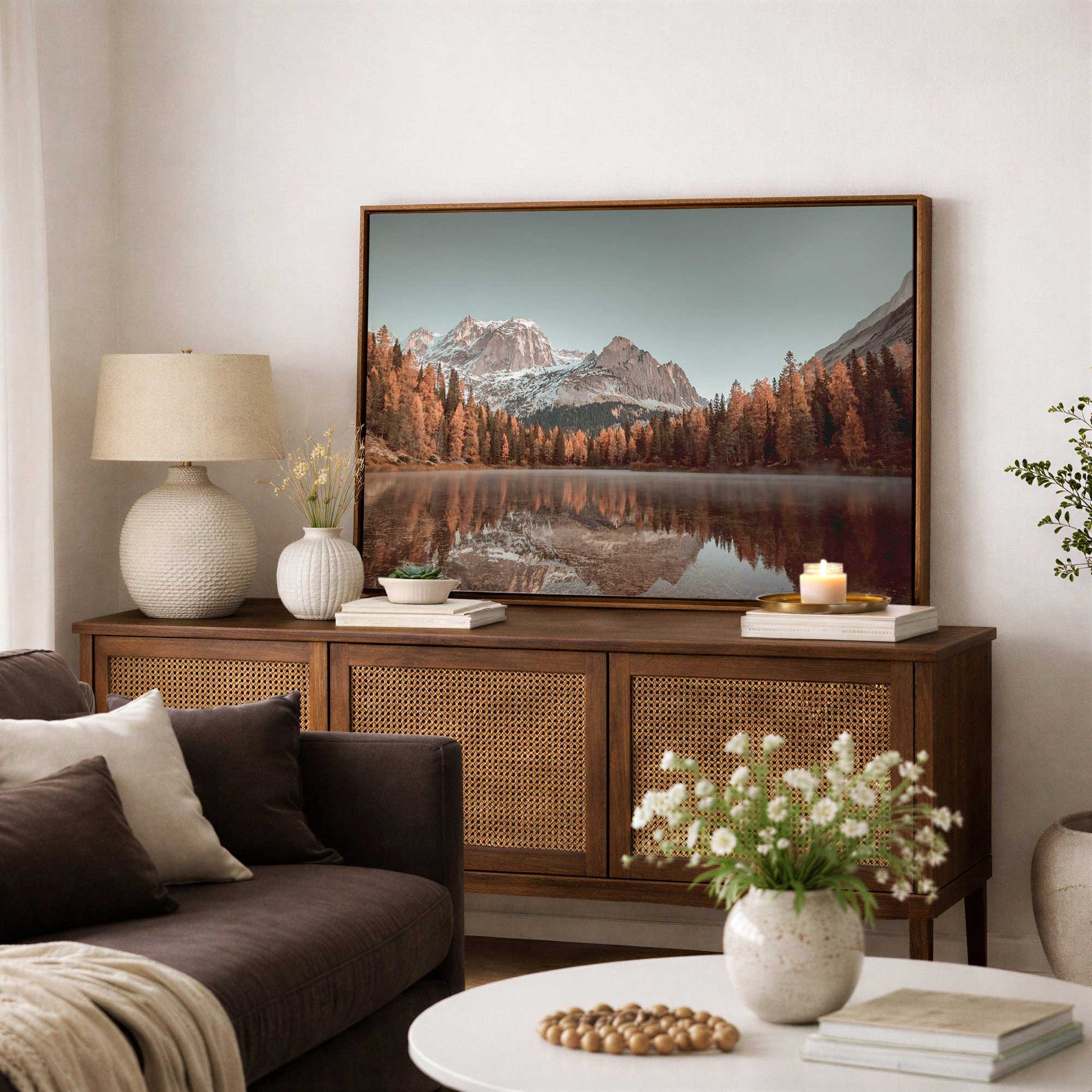 Picture of art in a room