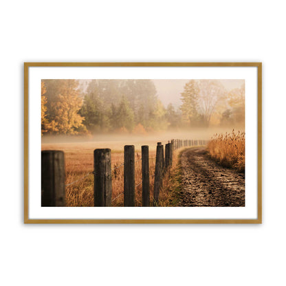 [Color:Polished Gold], Picture of art in a Polished Chrome frame