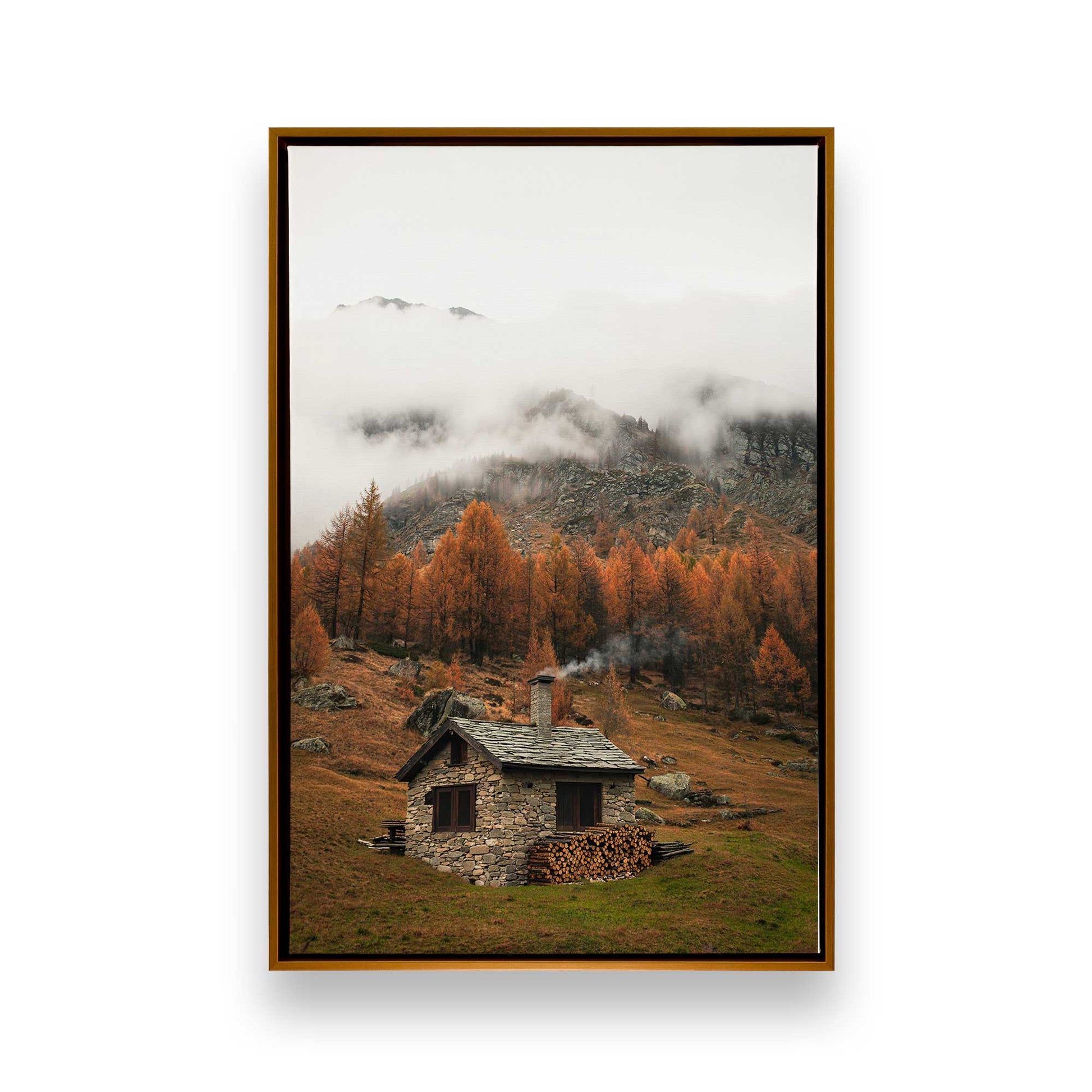 [Color:Polished Gold], Picture of art in a Polished Gold frame