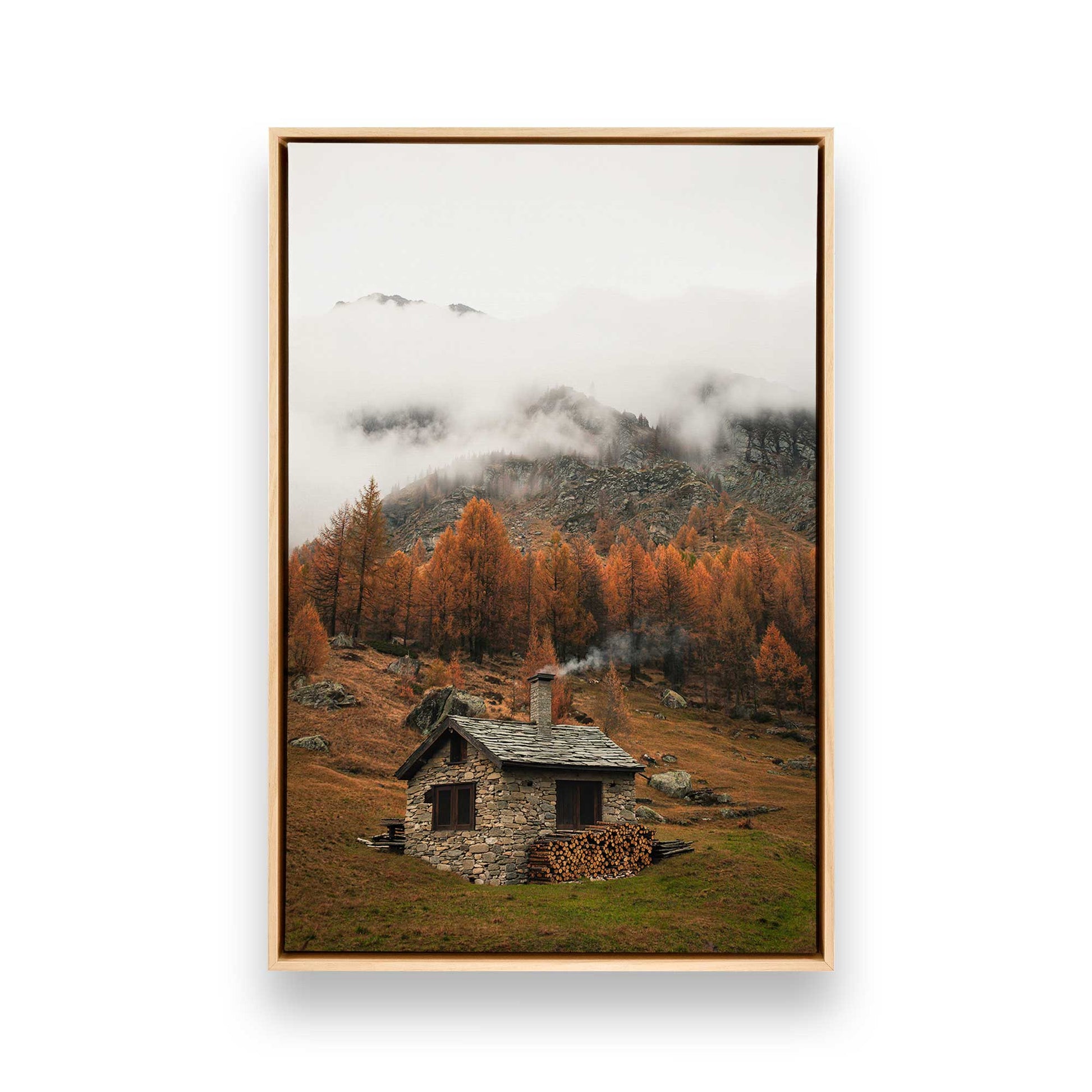 [Color:American Maple], Picture of art in a American Maple frame