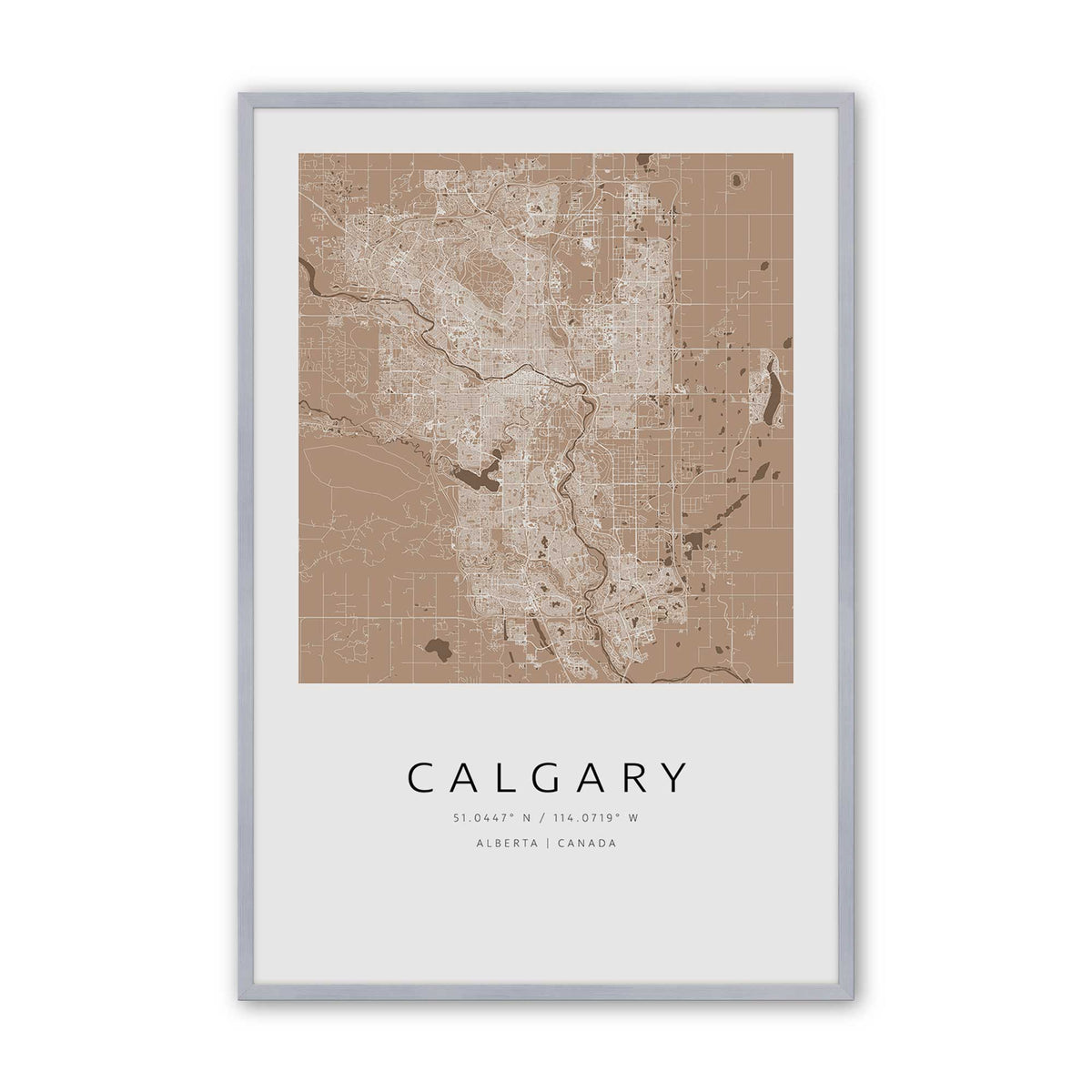 [Color:Polished Chrome], Picture of art in a Polished Chrome frame
