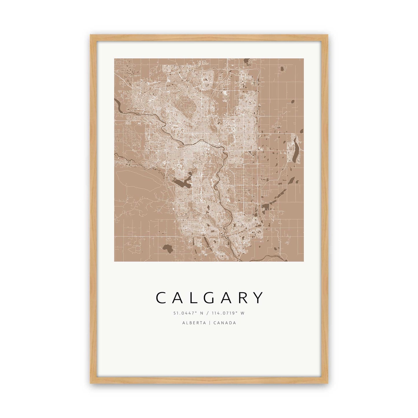 [Color:American Maple], Picture of art in a American Maple frame