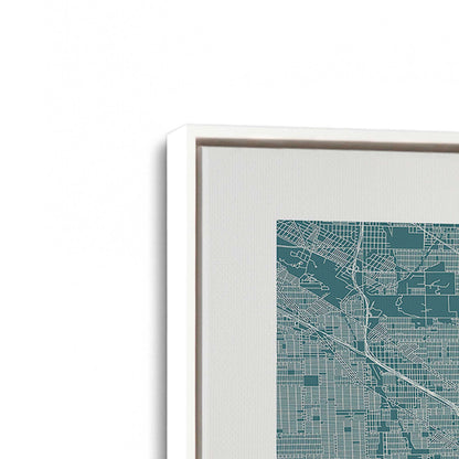 [Color:Opaque White], Picture of art in a White frame at an angle