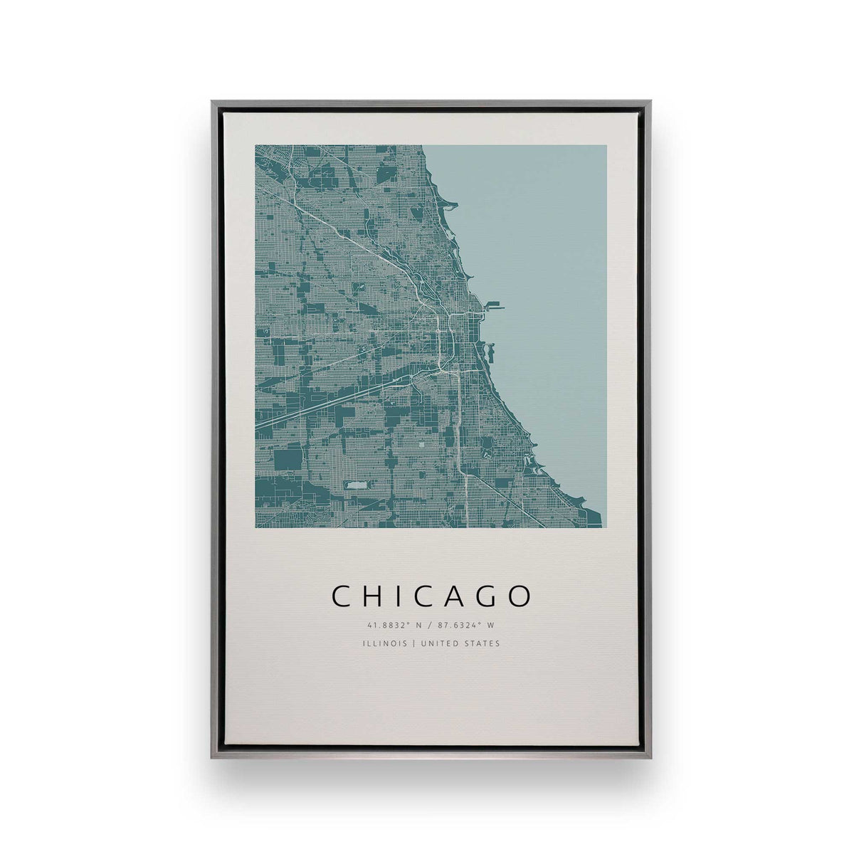 [Color:Polished Chrome], Picture of art in a Polished Chrome frame