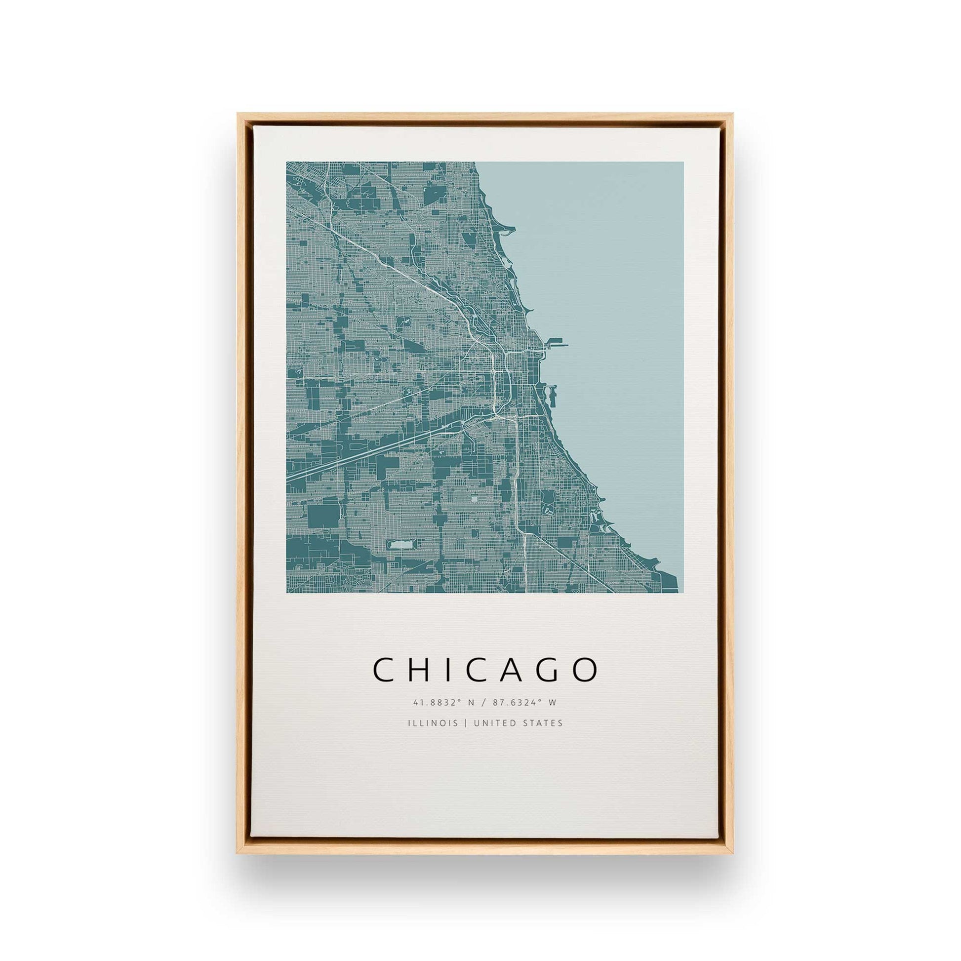 [Color:American Maple], Picture of art in a American Maple frame