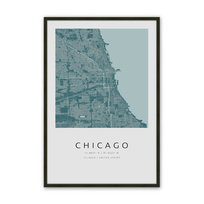 [Color:Satin Black], Picture of art in a Satin Black frame