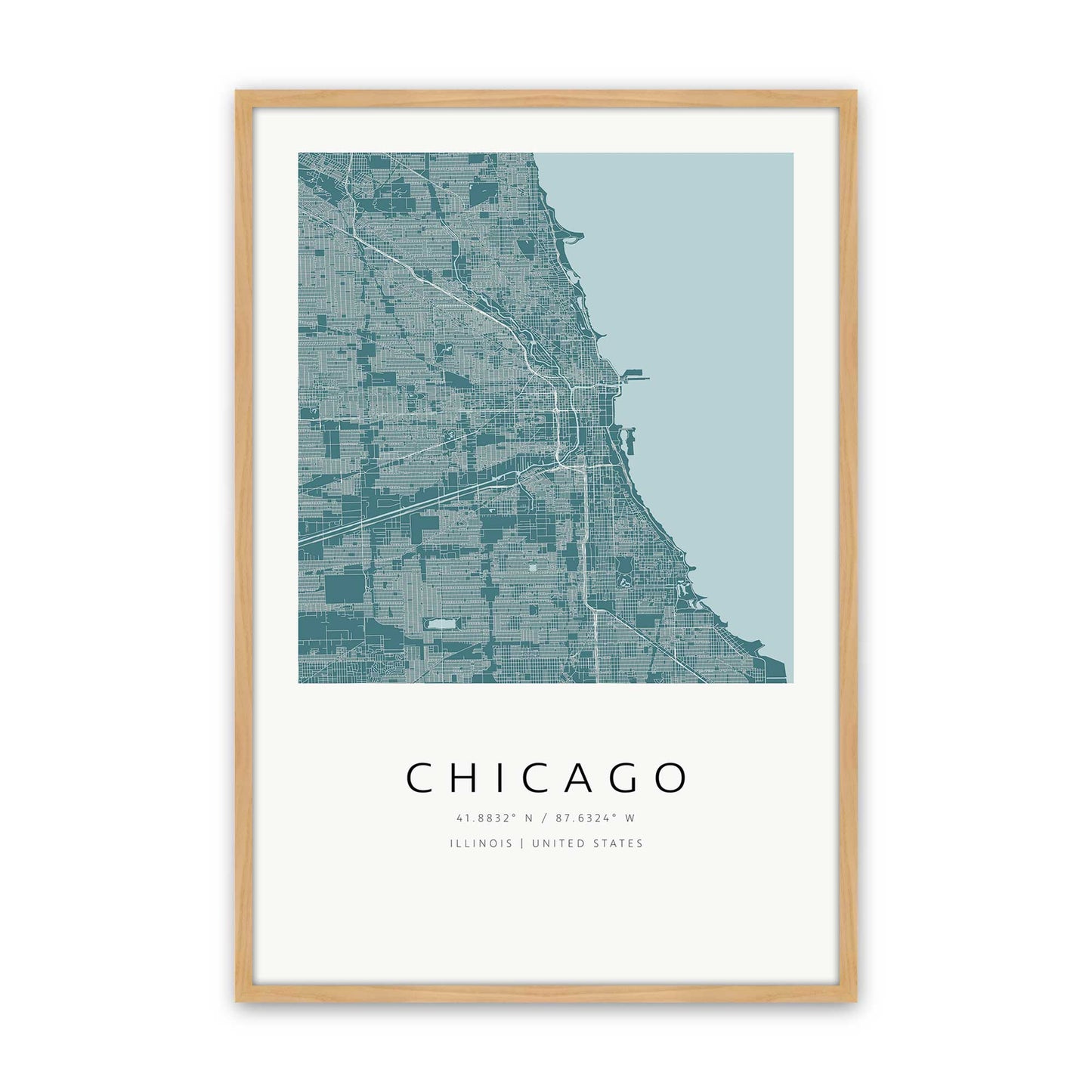 [Color:American Maple], Picture of art in a American Maple frame