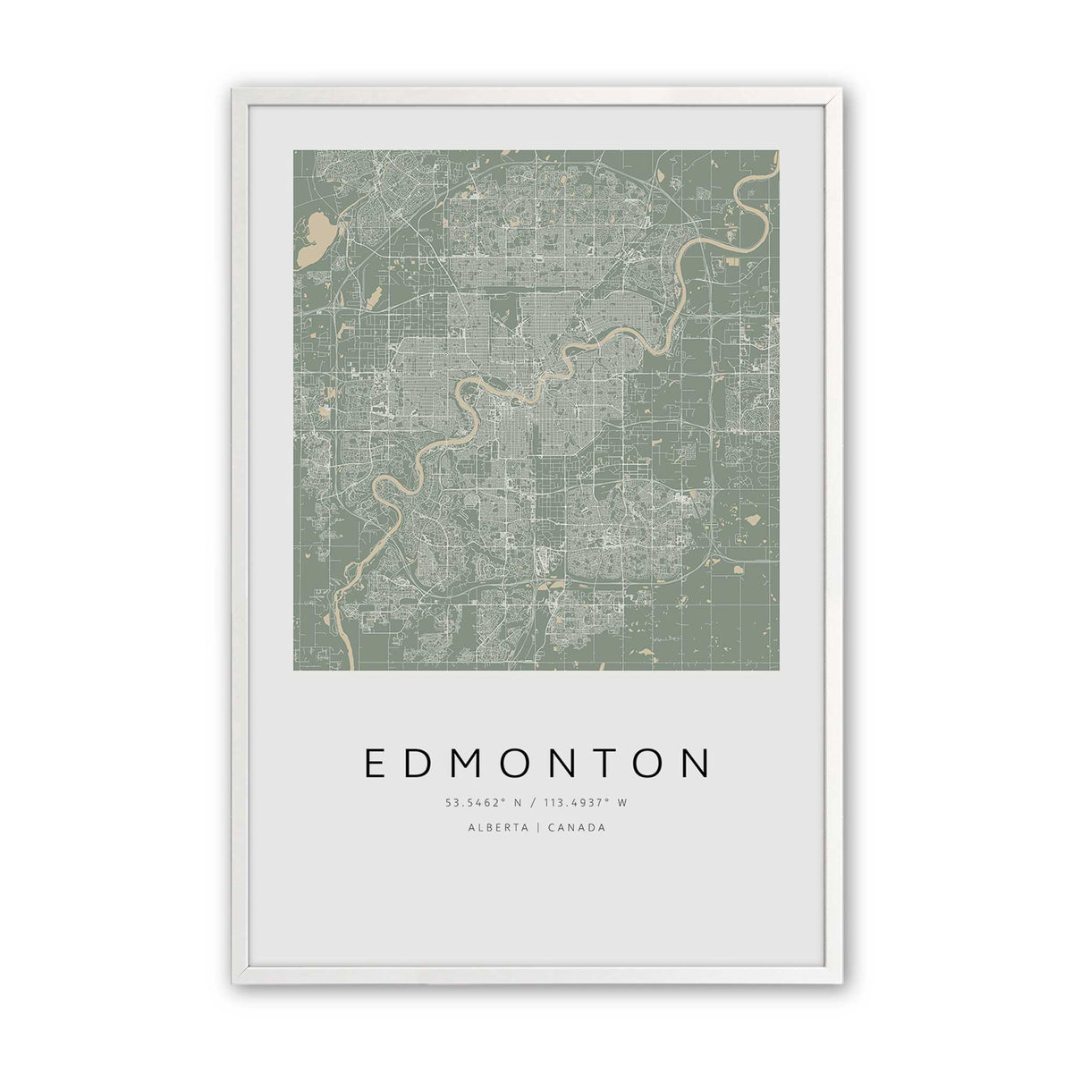 [Color:Opaque White], Picture of art in a Opaque White frame