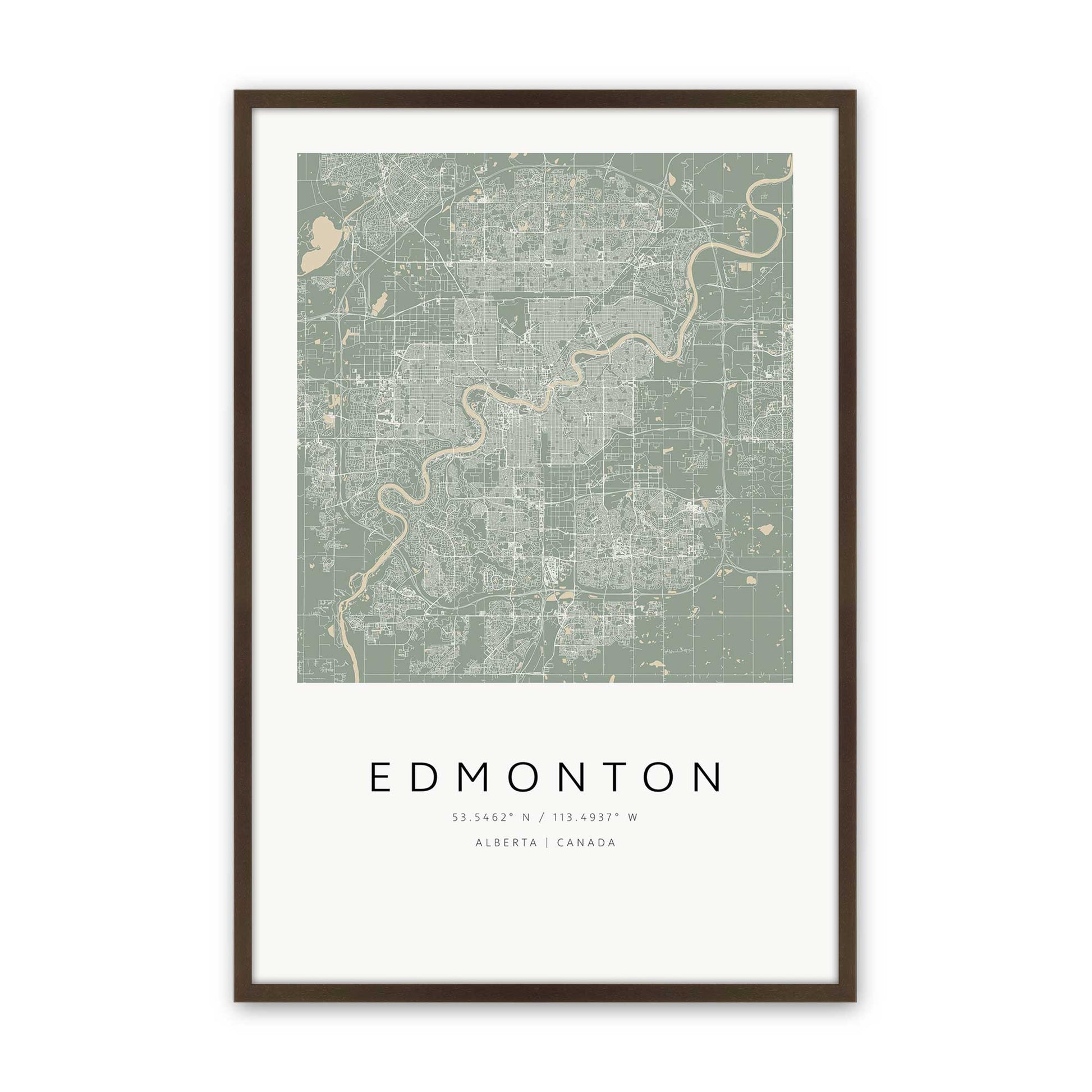 [Color:Belvinder Brown], Picture of art in a Belvinder Brown frame